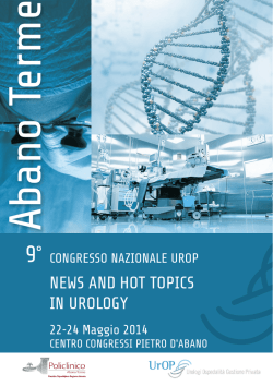 NEWS AND HOT TOPICS IN UROLOGY