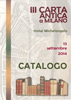 ANTICA - Carta Antica a Milano