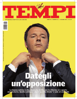 Scarica il PDF - Settimanale Tempi