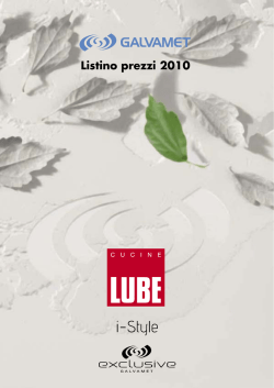 Listino prezzi 2010