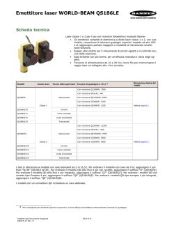 Emettitore laser WORLD-BEAM QS186LE
