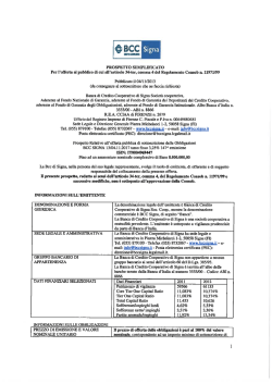 IT0004969447 Prospetto Semplificato 147 Emissione