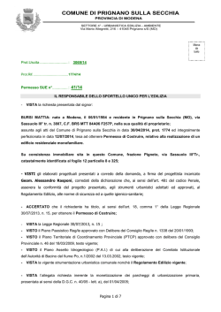 allegato - Comune di Prignano sulla Secchia