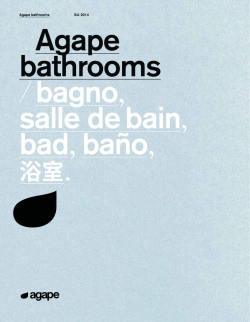 Agape bathrooms Ed. 2014