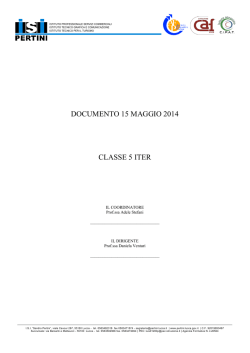 Classe 5ITER - Sandro Pertini