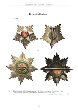 Decorazioni Italiane - Numismatica Ranieri