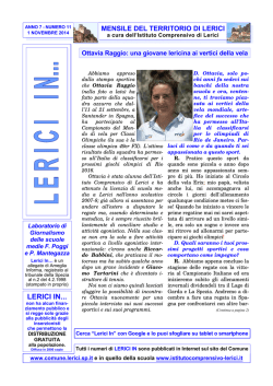 novembre 2014 / anno 7 - numero 11