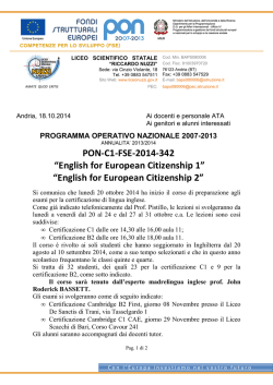 PON INGLESE ESTERO corso madre lingua 20
