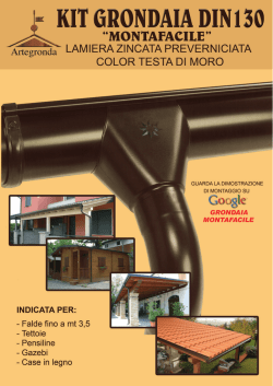 listino gronda DIN 130