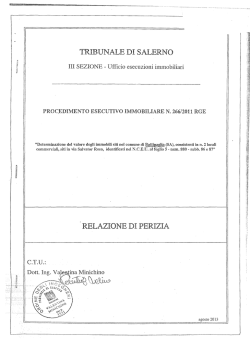 Perizia - Vendite Giudiziali