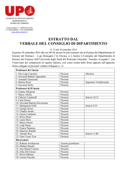 Estratto CDD attribuzione contratto
