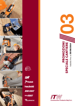 Scarica il Catalogo Promozioni - Gianpaolo Barresi Rappresentanze