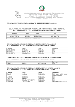 Grad.utilizz. ATA - Ufficio scolastico di Rovigo