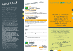 ABSTRACT - Laboratorio Nannini