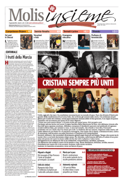 Molisinsieme N&deg; 01 - 2014 - Diocesi di Isernia