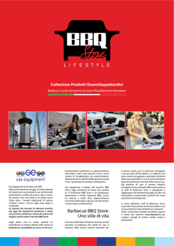 Barbecue BBQ Store: Uno stile di vita