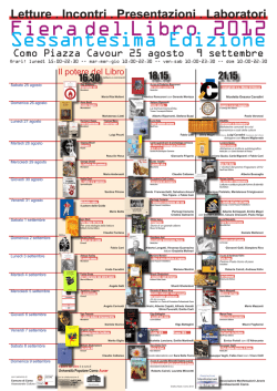 Fiera del Libro 2012 - Associazione Culturale Crea