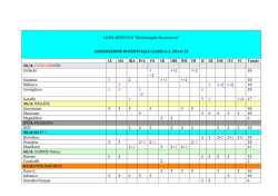 LICEO ARTISTICO &ldquo;Michelangelo Buonarroti