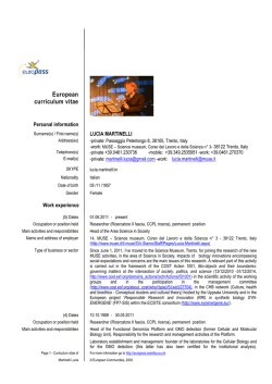 CV Lucia Martinelli maggio 2014 English - MUSE