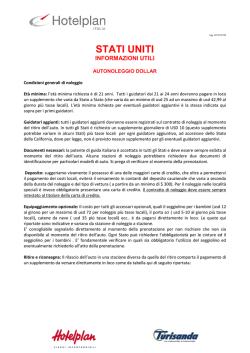 USA - Autonoleggio Dollar