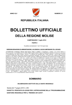 Programma 7 - Regione Molise