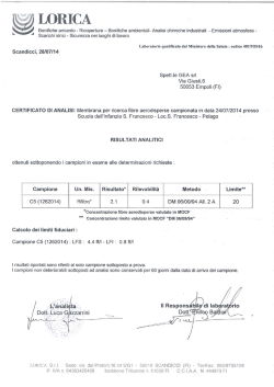 Certificato Analisi Ambientale MOCF (File pdf - 354KB)