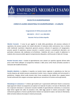Diritto Processuale Civile