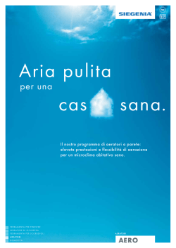 Aria pulita cas sana.