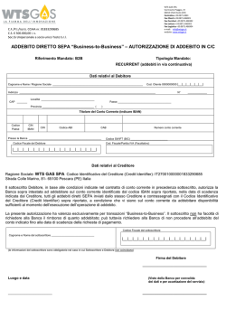 Modulo RID SEPA B2B