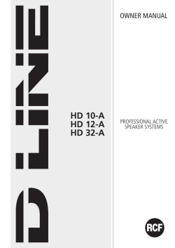 HD 10-A HD 12-A HD 32-A