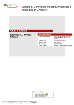 Visura Camerale Aggiornata File PDF (0.1M)