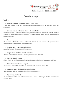 continua - Slow Food Content Management