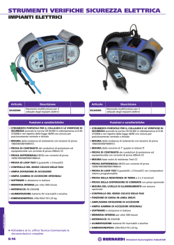 strumenti verifiche sicurezza elettrica impianti elettrici