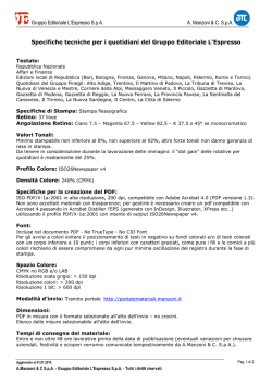 Specifiche tecniche per i quotidiani Manzoni_V11