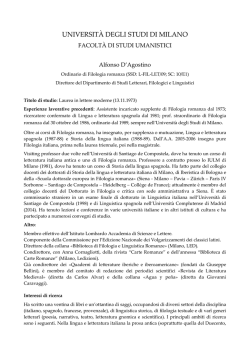 UNIVERSIT&Agrave; DEGLI STUDI DI MILANO