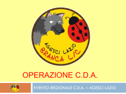 evento cda - AGESCI lazio