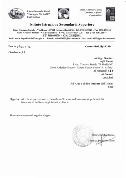 Attivit&agrave; di prevenzione e controllo - home