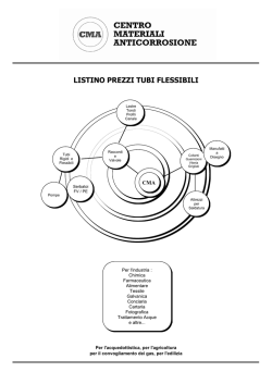 LISTINO PREZZI TUBI FLESSIBILI