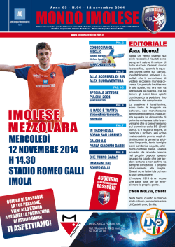 IMOLESE MEZZOLArA - Imolese Calcio 1919