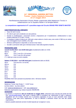 14^ MEMORIAL ANDREA BETTIOL