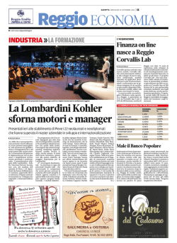 La Lombardini Kohler sforna motori e manager