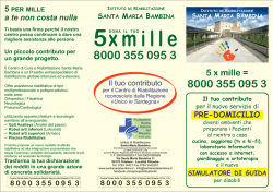 Scarica la brochure 5x1000