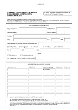 Modello FN (pdf) - Universit&agrave; degli Studi di Firenze