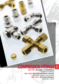 Raccordi universali ad OGIVA sere 9000 &ndash; 10000 &ndash; 13000