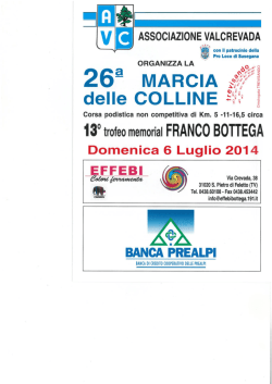 ASSOCIAZIONE VALCREVADA