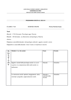LICEO DELLE SCIENZE SOCIALI &ldquo;L