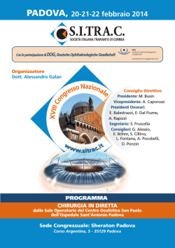 Programma - Jaka Congressi Srl