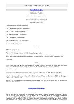sentenza n. 3487 - ConsulenzaAgricola.it