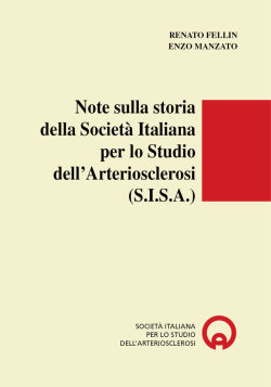 Note sulla storia della S.I.S.A.