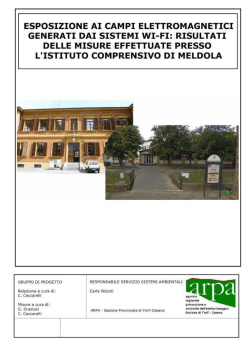 Scarica la relazione completa della campagna di misura nell